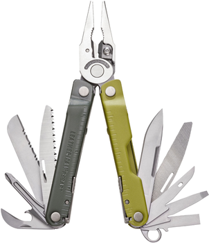 Мультиінструмент Leatherman Rebar Mossy Slate нейлоновий чохол (833315)