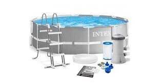 Бассейн каркасный Intex 457х122см 16805л лестница, фильтр-насос 26726 NP