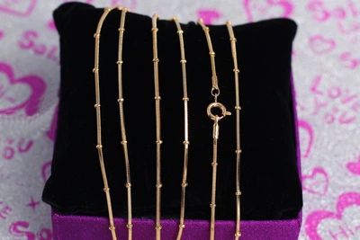 Цепь Xuping Jewelry жгут с шариками 60 см 2 мм золотистая