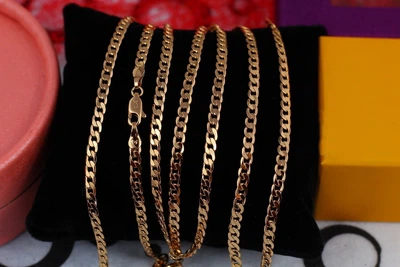Цепь Xuping Jewelry панцирная 45 см 3 мм золотистая