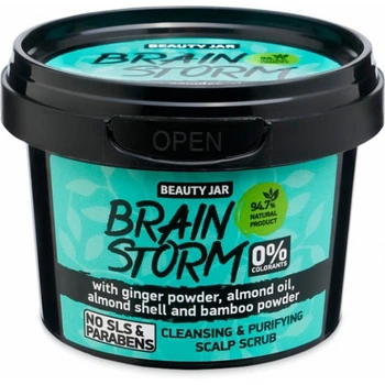 Скраб-шампунь Beauty Jar очищающий для кожи головы Brainstorm 100 мл