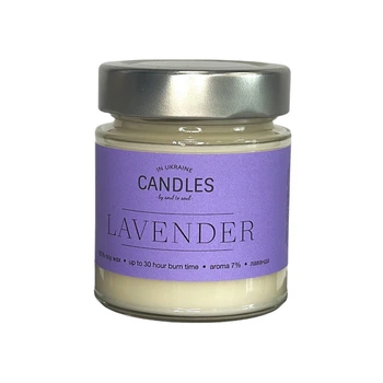 Свеча Candles ароматизированная Lavender 120 г