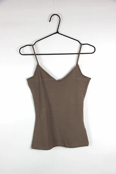 Майка H&M XS коричневый 20031080623