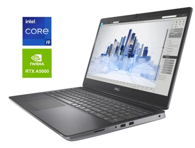 Мобильная рабочая станция Б-класс Dell Precision 7560 / 15.6" (1920x1080) IPS / Intel Core i9-11950H (8 (16) ядер по 2.6 - 5.0 GHz) / 64 GB DDR4 / 512 GB SSD / nVidia RTX A5000, 16 GB GDDR6, 256-bit / WebCam б/у
