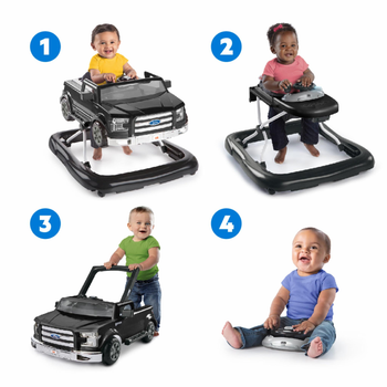Детские ходунки 4 в 1 Bright Starts Ford F-150 Agate Black, 74451128613