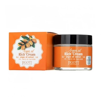 Питательный крем для лица с аргановым маслом Jigott Argan Oil Rich Cream 70 мл (8809210034100)