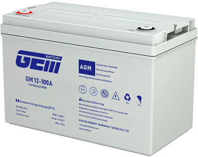 Аккумуляторная батарея GEM Battery 12V-100Ah AGM L5/T5 (GM 12-100)