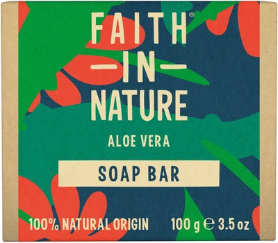 Натуральне тверде мило Faith in Nature з Алое Вера 100 г (708002100741)