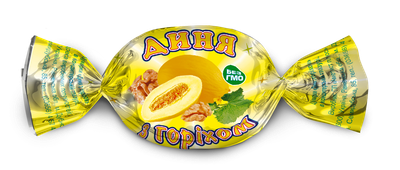 Цукерка Диня з горіхом АМЕТИСТ ПЛЮС вагова 500г (213829)