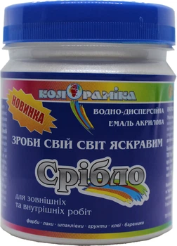 Емаль перламутрова Срібло Колораміка 0.2 кг