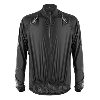 Спортивная велосипедная ветровка ROCKBROS YPW052 Размер 2XL Черный (RB-YPW052-5710)