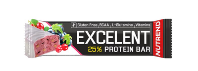 Батончик Nutrend Excelent Protein Bar 85 г Чорна смородина - Журавлина