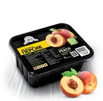 Персик пюре Fruityland заморожене без цукру,1кг