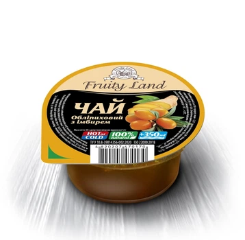 Обліпиха імбир мед зі спеціями чай концентрат напою Fruityland,60г