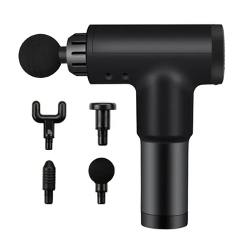 Ручной пистолет для перкуссионного массажа Massage Gun 320 Black мышечный массажер портативный