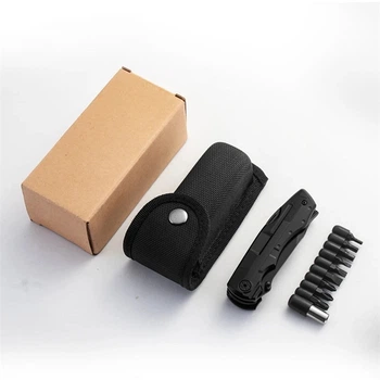 Мультитул Foxster 21 в 1 Multitool | Складной нож, плоскогубцы, отвертки + чехол