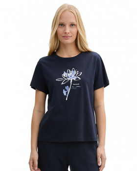 Футболка Tom Tailor women's T-shirt L Темно-синій 1045534-10360