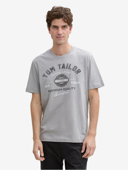 Футболка Tom Tailor LOGO TEE MEN'S T-SHIRT XL Сірий 1037735-32917