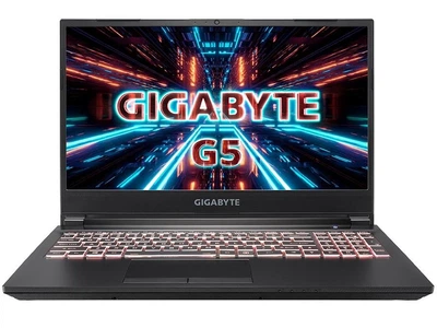 Игровой ноутбук Gigabyte G5 KC (G5_KC-5RU1130SB) Black, Intel Core i5-10500H (2.5 — 4.5 ГГц) / RAM 16 ГБ / SSD 512 ГБ / nVidia GeForce RTX 3060, 6 ГБ Refurbished