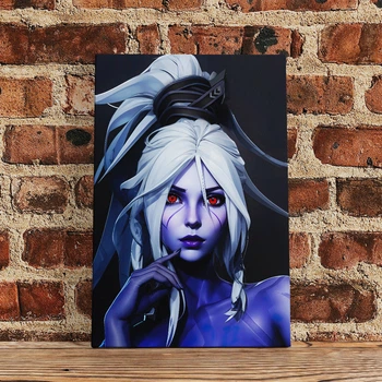Интерьерная картина Дота 2, Дроу-рейнджер Траксекс , Dota 2, Drow Ranger, плакат для геймера, 42×28 см (id6489)