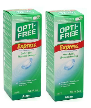Комплект Opti-Free Express Alcon раствор 355 мл +355 мл оптифри набор