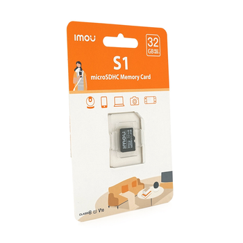 Карта памяти MicroSD 32Гб Imou ST2-32-S1 высокая скорость чтения 95 МБ/с для видеонаблюдения и хранения данных (TOR-JUG_22B)