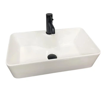 Раковина накладная VBI FORLI L 550x305 прямоугольная, белая (VBI-011103)