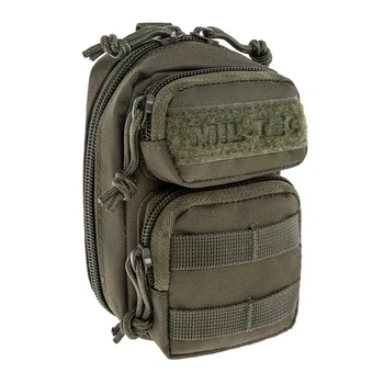 Підсумок-брелок Mil-Tec Keyholder Assault Pack оливковий 10 × 14 × 7 см із трьома відділеннями (MTKL10013)