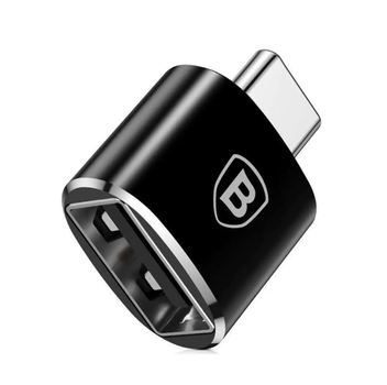 Переходник OTG Baseus USB Female To Type-C Male Adapter Converter Black (CATOTG-01)