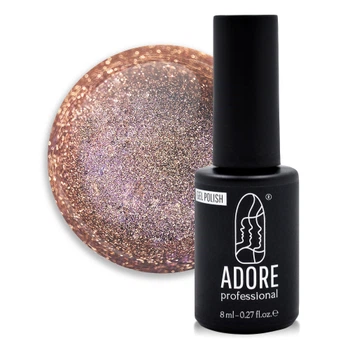 Гель-лак для нігтів Adore Gel Polish Cat's Eye Wild №461 Лілово-платинові переливи 8 мл