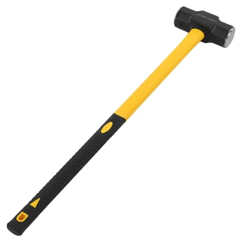 Кувалда сталева 4,5кг для кросфіту та функціональних тренувань Zelart Gym Hammer 9635-10 довжина 88см