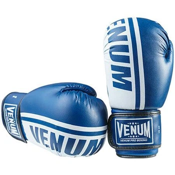 Боксерские перчатки Venum, PVC-19, 8oz, синий
