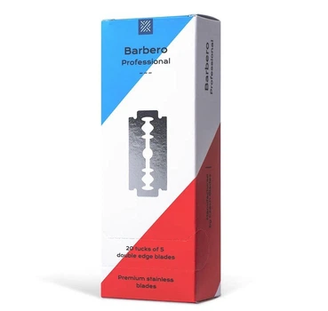 Леза для безпечної бритви Barbero Professional Razor Blades (100 лез)