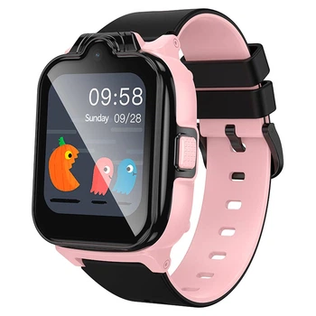 Дитячі смарт-годинник HOCO 4g children phone-watch Y104 |1.69", 4G video call, hd camera, GPS/WiFi| чорно-рожеві
