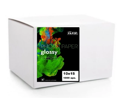 Глянцевая фотобумага 10x15,150 г./м.Papir (1000 листов) Фотобумага для принтера