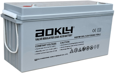 Автомобильный аккумулятор AOKLY AGM 6GFM150 150Ah 12V (СТ-00165110)