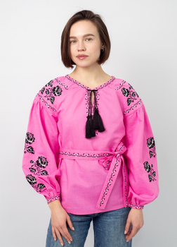 Вышиванка жіноча Narodnyy Butik Троянда фуксія 1022.1 52