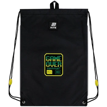 Сумка для обуви Kite Game Over K25-600M-16 46х33 черный