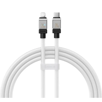 Data-кабель Baseus CoolPlay Series Fast Charging Cable Type-C to Lightning 20W 2m, White