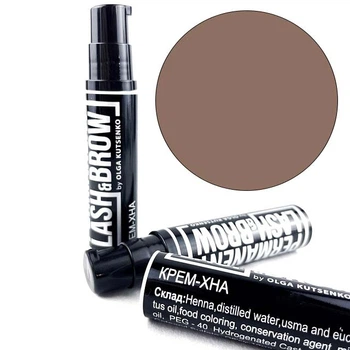 Крем-хна для брів Permanent Lash&Brow темно-коричневий 10 мл