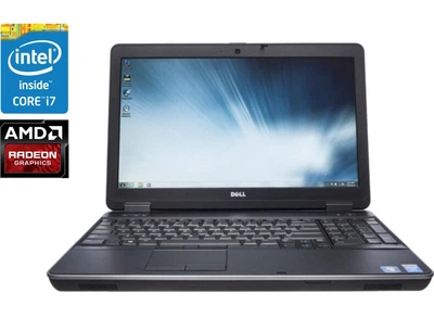 Игровой ноутбук Dell Latitude E6540 / 15.6" (1920x1080) TN / Intel Core i7-4800MQ (4 (8) ядра по 2.7 - 3.7 GHz) / 16 GB DDR3 / 480 GB SSD / AMD Radeon HD 8790M, 2 GB GDDR5, 128-bit / WebCam / DVD-ROM / Win 10 Pro б/у