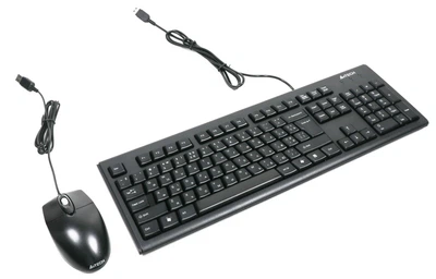 Комплект (Клавіатура та миша) A4Tech KRS-8372 USB Black (KRS-8372 Black)