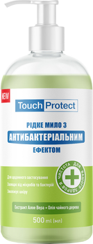 Жидкое мыло Touch Protect Алое вера-Чайное дерево с антибактериальным эффектом 500 мл (4823109401464)