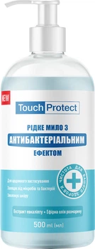 Рідке мило Touch Protect Евкаліпт-Розмарин з антибактеріальним ефектом 500 мл (4823109401495)