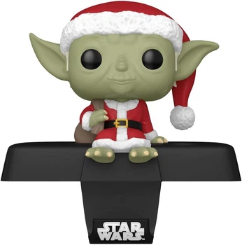 Фигурка Funko Pop! Star Wars Stocking Hanger Yoda in Santa Outfit Вешалка для чулок Йода в костюме Санты (79926)