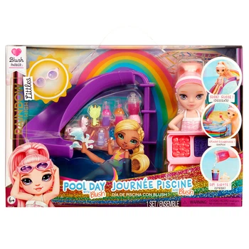 Игровой набор с куклой Rainbow High – Радужный праздник в бассейне (522249)