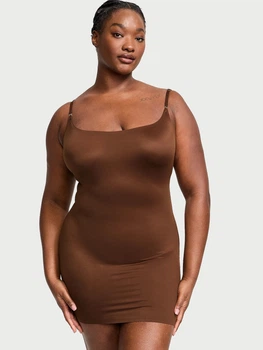 Ночная рубашка женская Victoria's Secret 721032983 S Коричневая ( 1159828672)