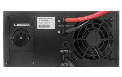 Інвертор FrimeCom SK12-2000 1600 Вт – синусоїдальний вихід, 2000 ВА/1600 Вт, LED-дисплей, автоперезапуск(DL_34706114D7AD)