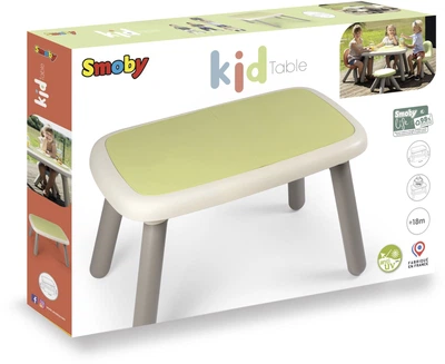 Stolik dziecięcy Smoby Life 76 x 52 x 45 cm Zielono-szary (7600880408) (3032168804081)