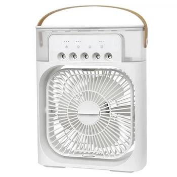 Вентилятор настольный с увлажнителем воздуха Air Cooler Fan с USB и LED подсветкой (2104618501)